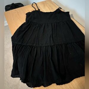 Tiered black mini dress from pacsun Kendal and Kylie brand